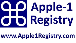 Apple-1 Registry logo